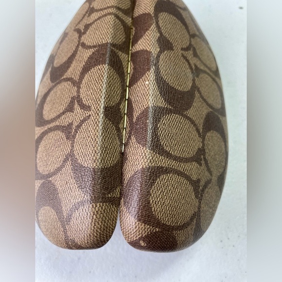 Coach Tan and Brown Sunglasses Case - Picture 3 of 4